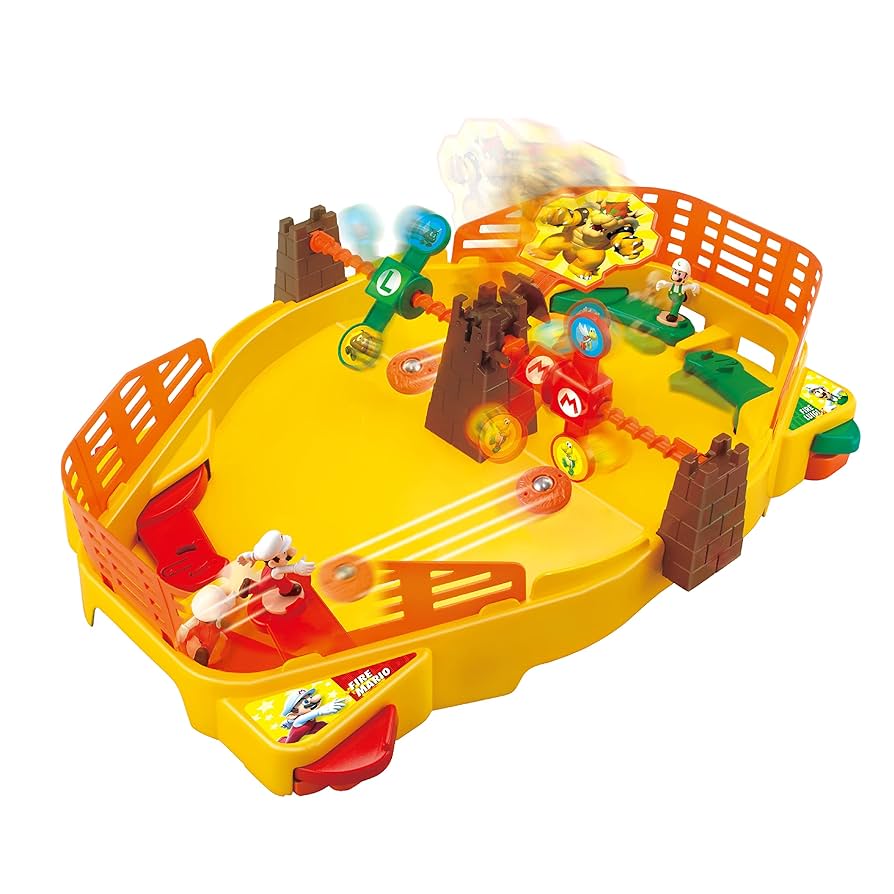 Amazon.com: EPOCH Super Mario Fireball Stadium - 2-Player